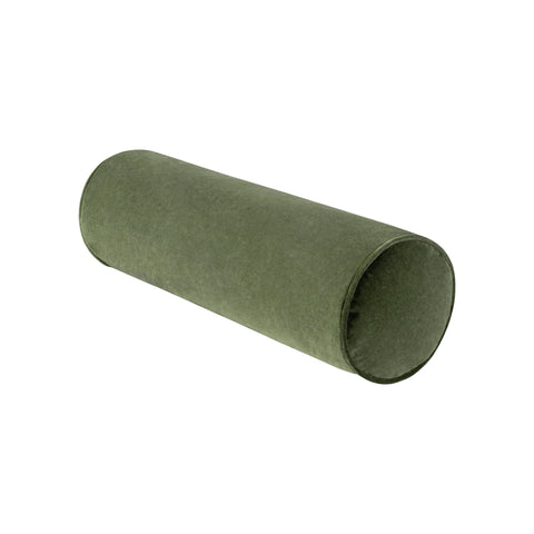 Cotton Velvet Bolster Throw Pillow