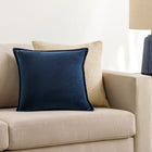 Cotton Velvet Throw Pillow