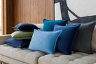 Cotton Velvet Throw Pillow
