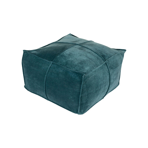 Cotton Velvet Pouf