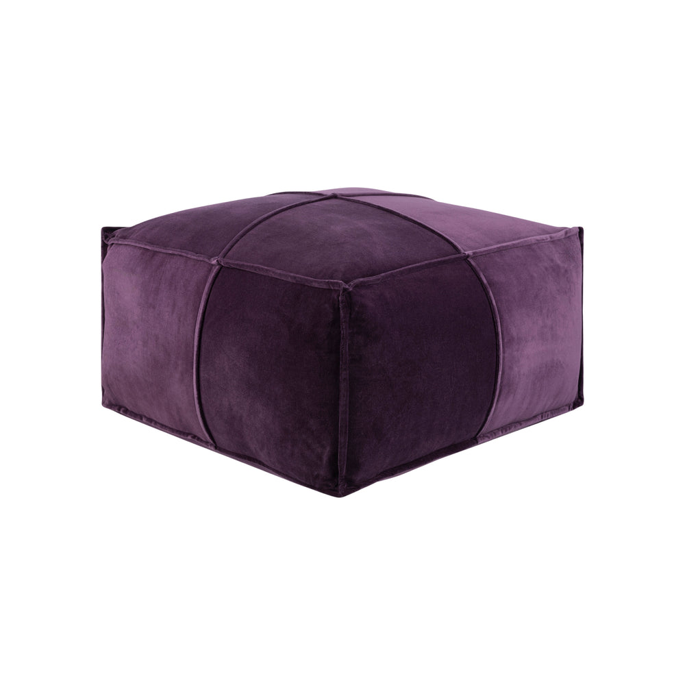 Cotton Velvet Pouf