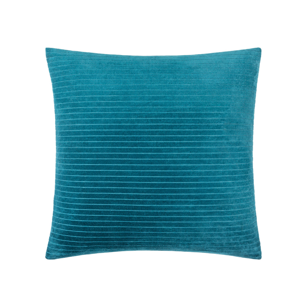 Cotton Velvet Stripes Throw Pillow