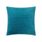 Cotton Velvet Stripes Throw Pillow  option Deep Teal