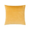 Cotton Velvet Stripes Throw Pillow  option Mustard