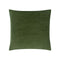 Cotton Velvet Stripes Throw Pillow  option Olive