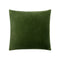 Cotton Velvet Throw Pillow 1  option Olive Green