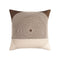 Eternity Throw Pillow  option Beige/Dark Brown