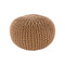 Malmo Sphere Pouf  option Tan