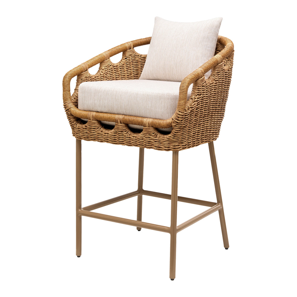 Surya x Ashley Childers Marvella Outdoor Counter and Bar Stool
