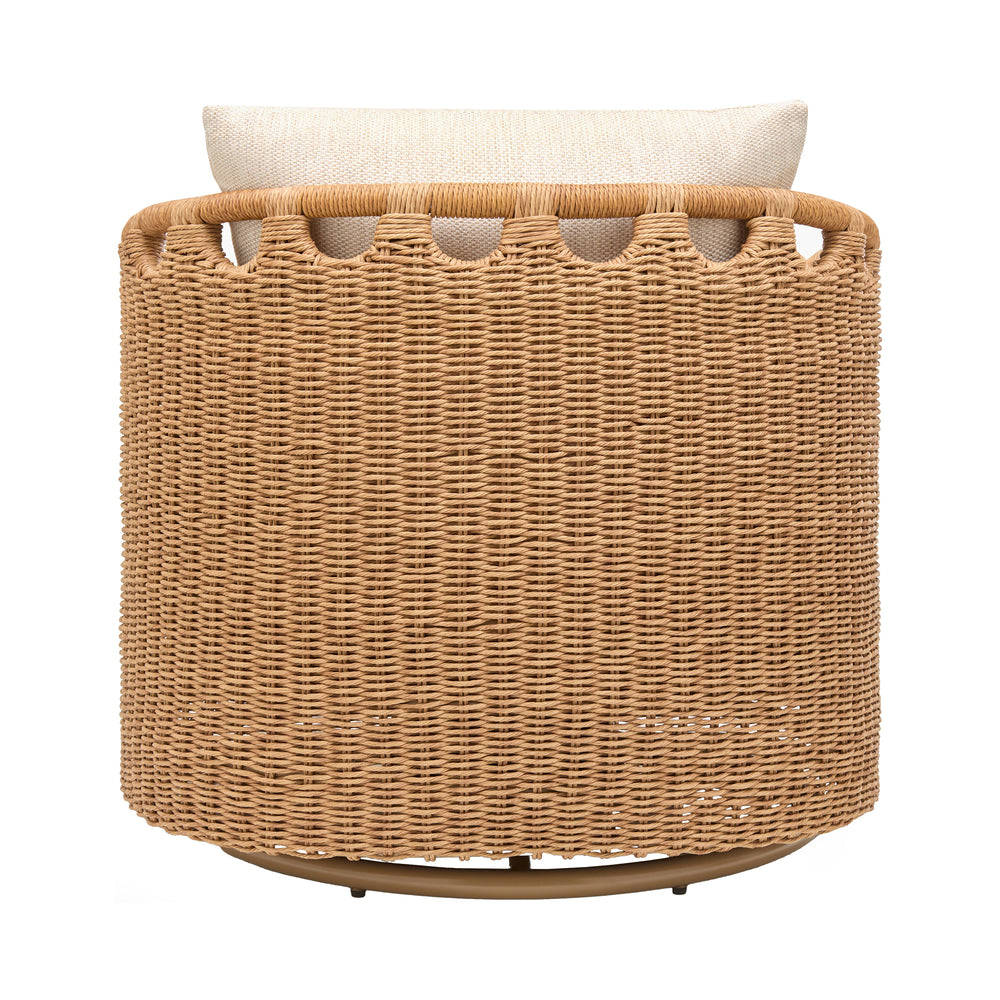Surya x Ashley Childers Marvella Outdoor Swivel Lounge Chair