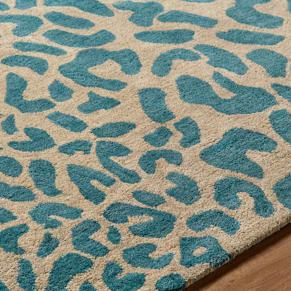 Athena Animal Print Square Rug