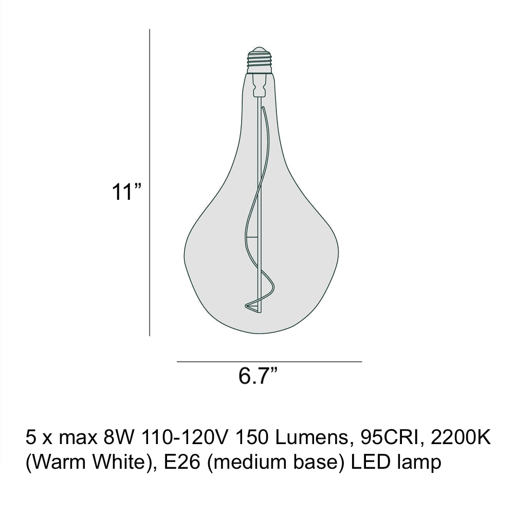 Tala Five Pendant
