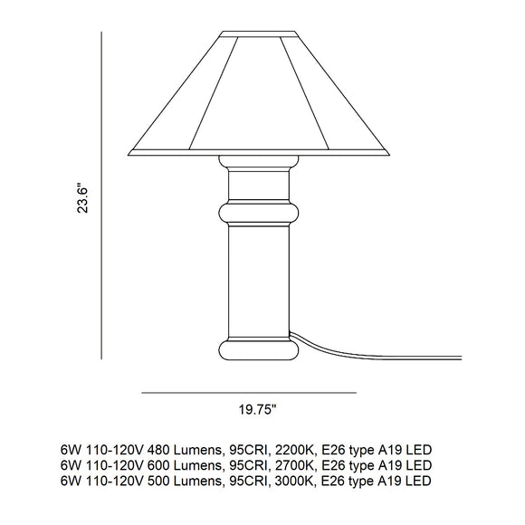 Heath LED Table Lamp