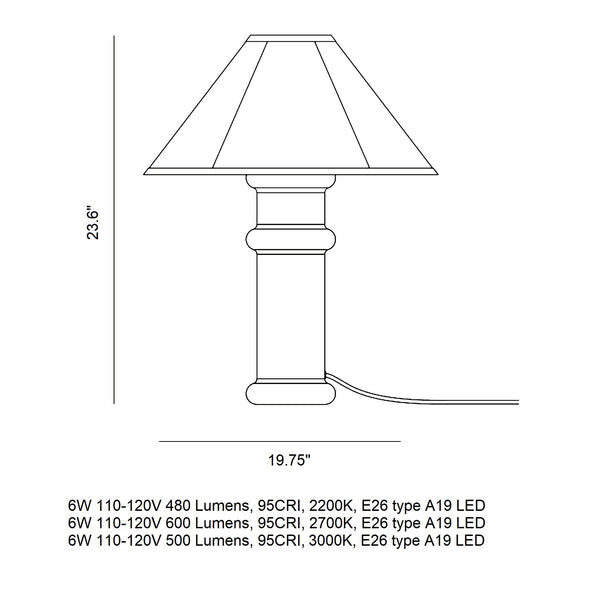 Heath LED Table Lamp