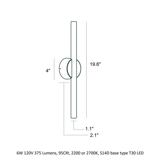 Kilter Bathroom Vanity Light