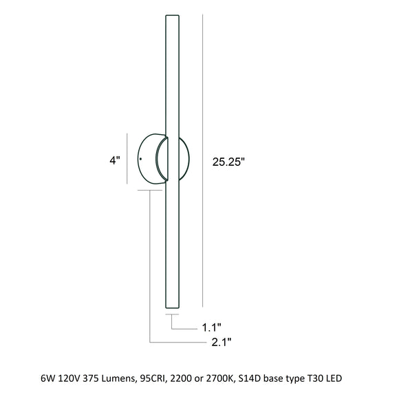 Kilter Bathroom Vanity Light