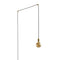 Voronoi Plug-In LED Pendant Light  option Brass