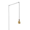 Voronoi Plug-In LED Pendant Light  option Graphite