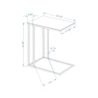 Tanu Enamel C-Table End Table