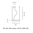 Teca Supernatural LED Suspension Light