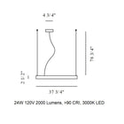 Teca Supernatural LED Suspension Light
