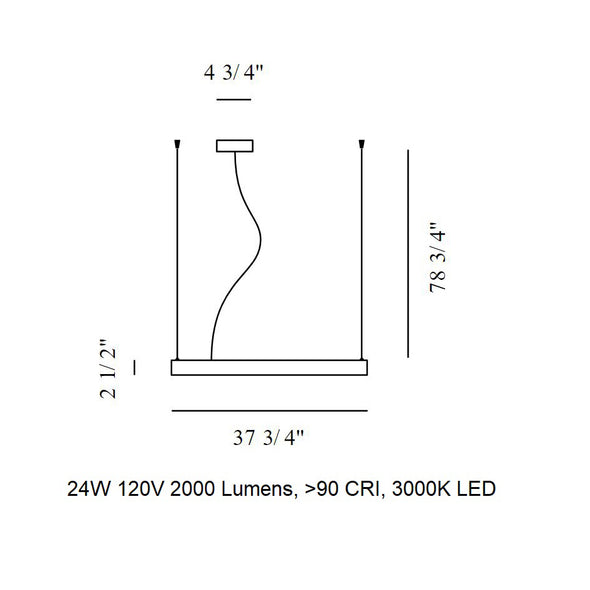 Teca Supernatural LED Suspension Light