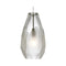 Briolette Low Voltage Pendant Light  option Frost / Satin Nickel