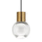 Sean Lavin Mina 7 Light Chandelier  option Natural Brass