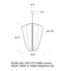 Sean Lavin Nyra Chandelier