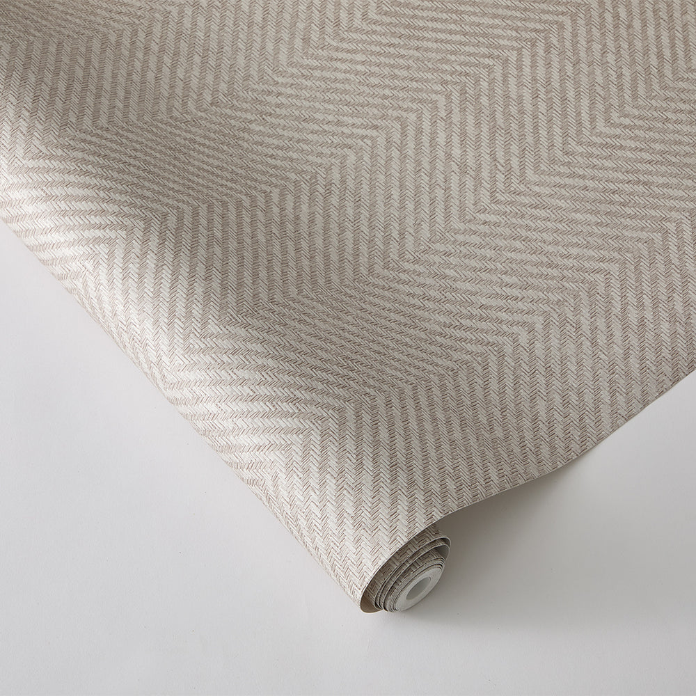 Grasscloth Parquet Peel and Stick Wallpaper