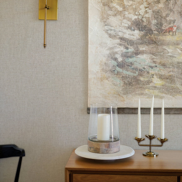 Grasscloth Primitivo Peel and Stick Wallpaper