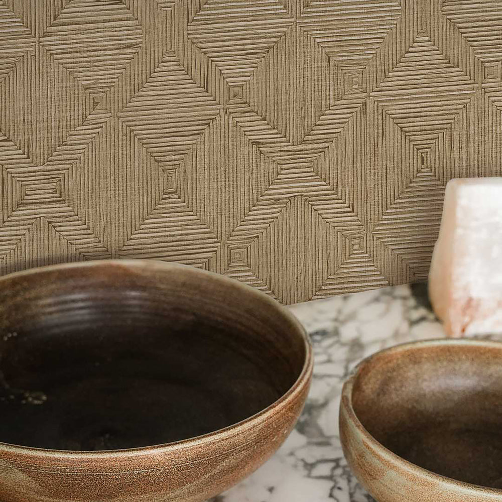Hoffmann Sisal Peel and Stick Wallpaper