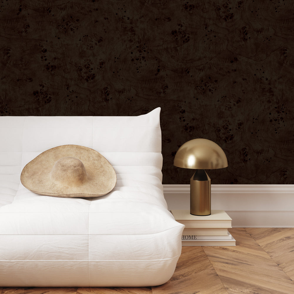 Modern Burl Peel and Stick Wallpaper