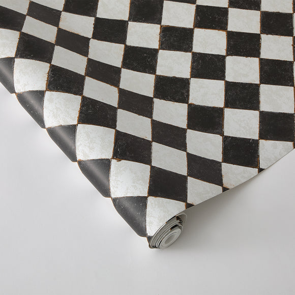Vintage Check Peel and Stick Wallpaper