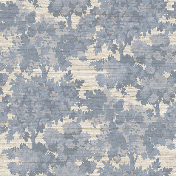 Canopy Toile Faux Grasscloth Removable Wallpaper Sample Swatch