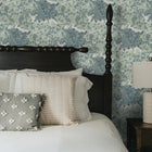 Canopy Toile Faux Grasscloth Removable Wallpaper