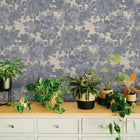 Canopy Toile Faux Grasscloth Removable Wallpaper