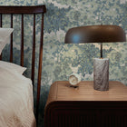 Canopy Toile Faux Grasscloth Removable Wallpaper