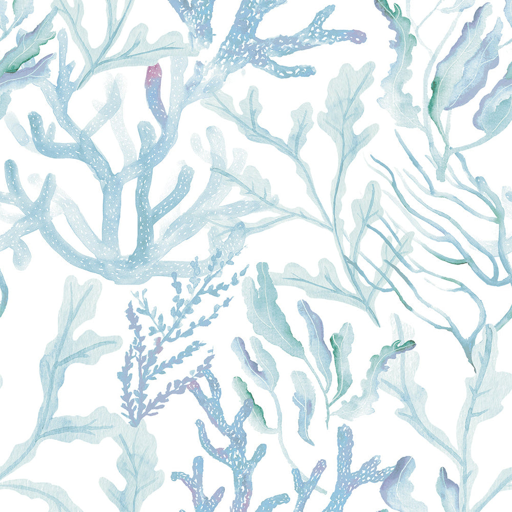 Coral Reef Peel and Stick Wallpaper Sample Swatch