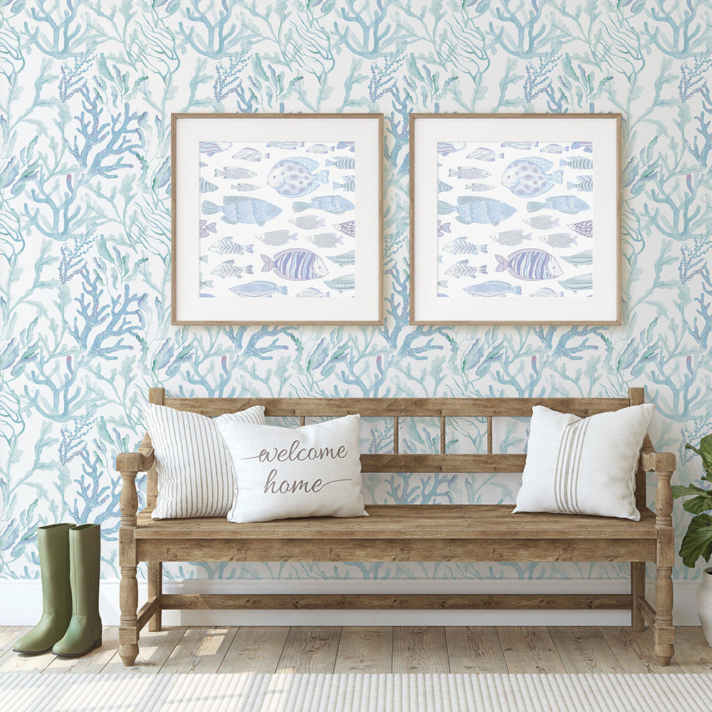 Coral Reef Peel and Stick Wallpaper