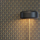 Ogee Garden Grasscloth Wallpaper