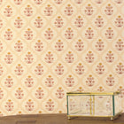 Ogee Garden Grasscloth Wallpaper