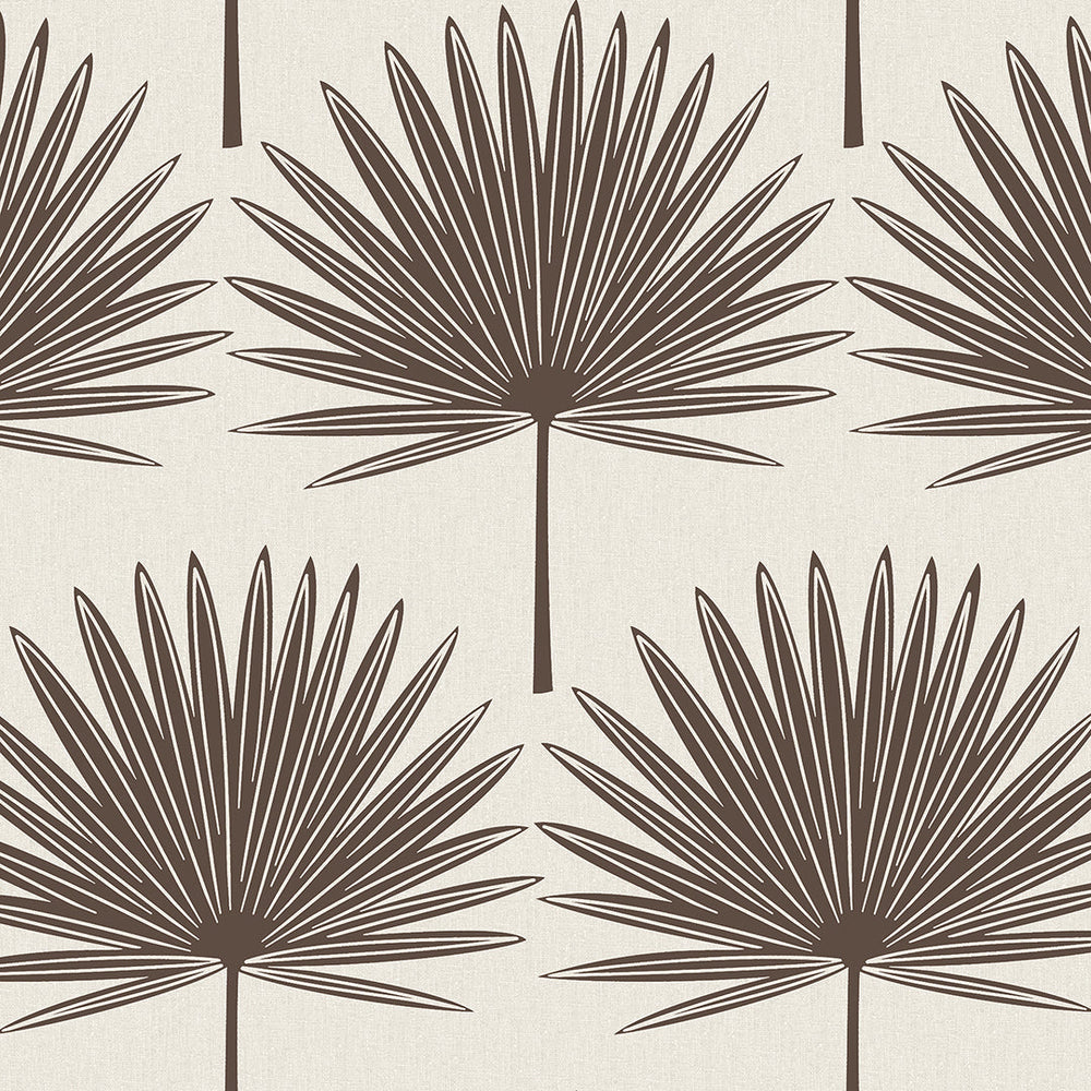 Stamped Palm Peel and Stick Wallpaper