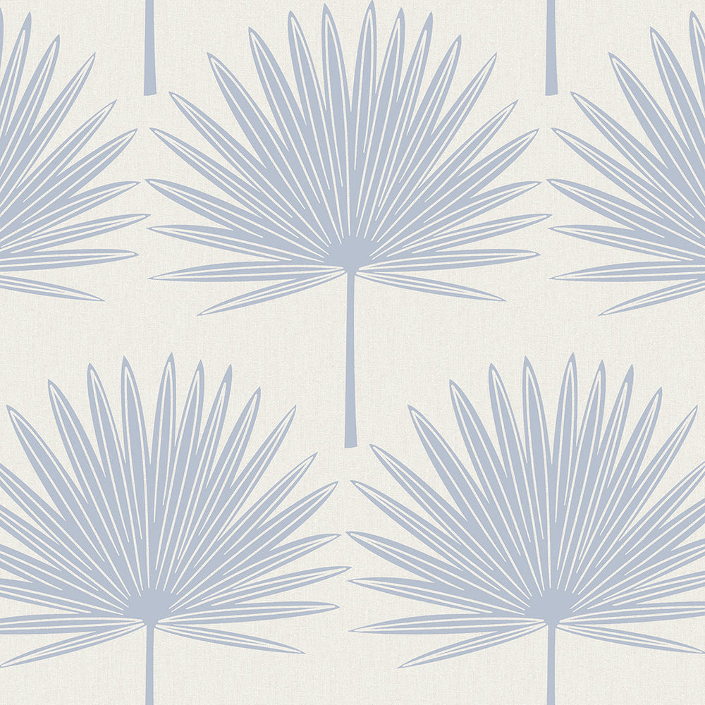 Stamped Palm Peel and Stick Wallpaper