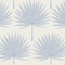 Stamped Palm Removable Wallpaper  option Powder Blue