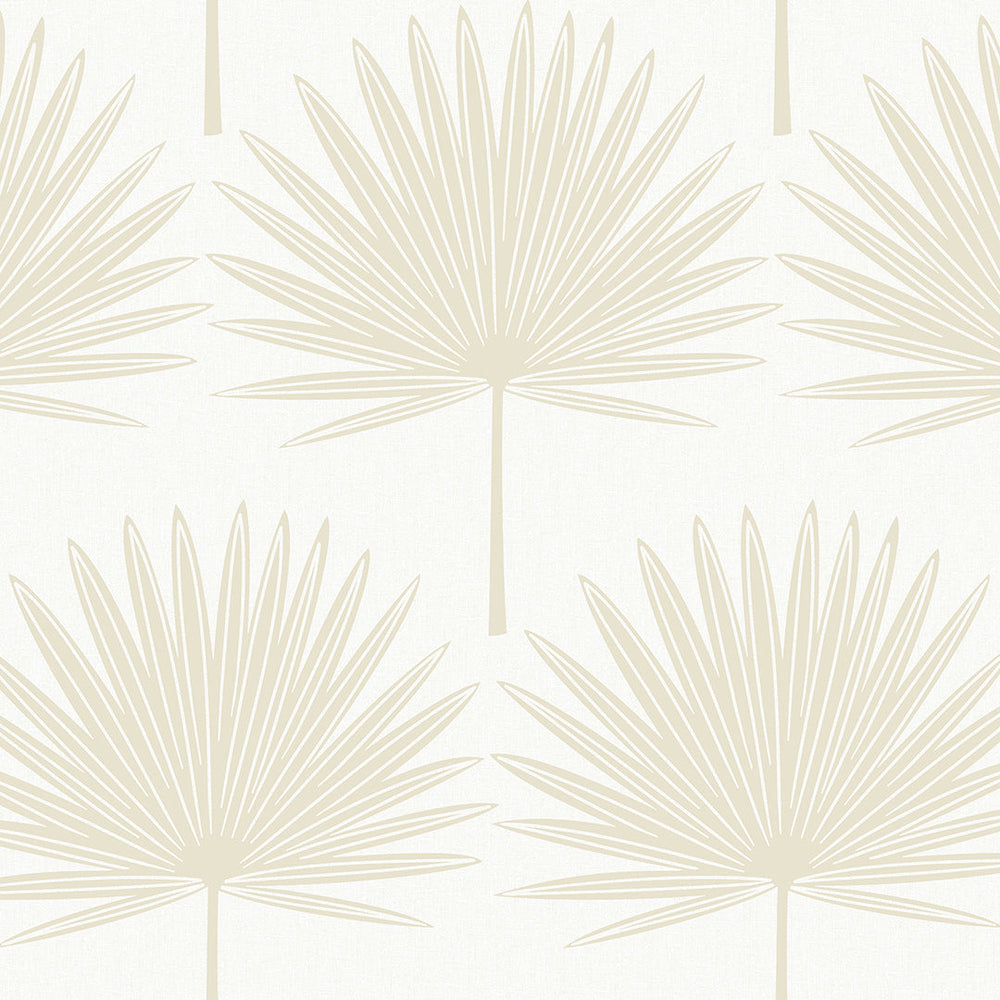 Stamped Palm Peel and Stick Wallpaper