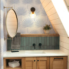 Stamped Palm Removable Wallpaper
