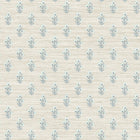 Tiny Blooms Faux Grasscloth Removable Wallpaper Sample Swatch