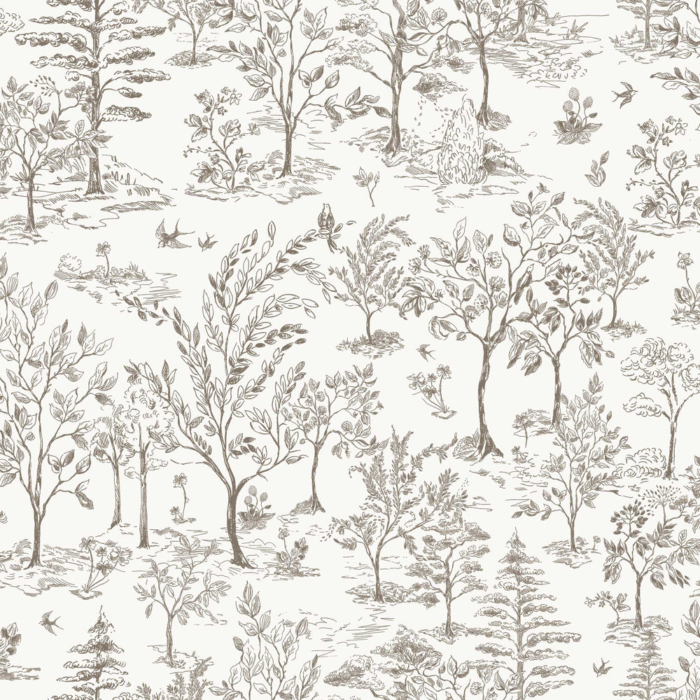 Arbor Toile Peel and Stick Wallpaper
