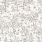 Arbor Toile Peel and Stick Wallpaper  option Cocoa Arbor